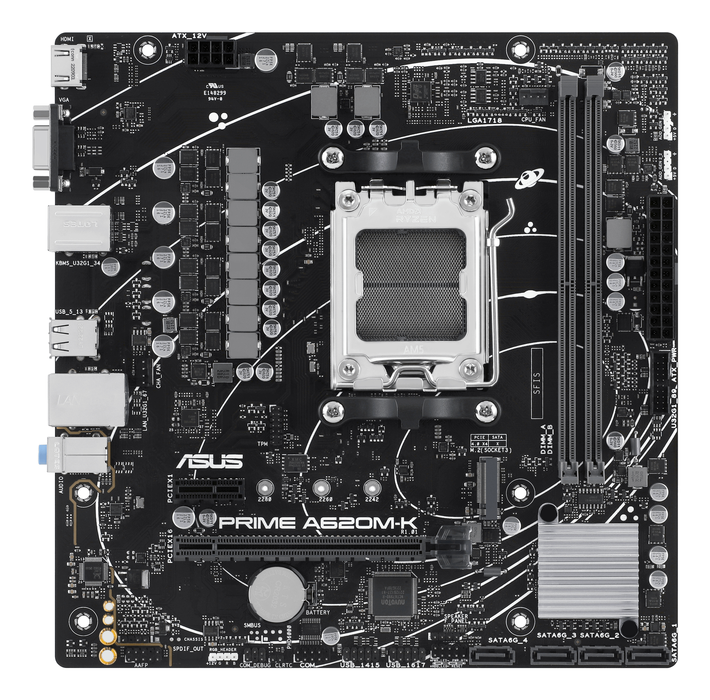 Motherboards ASUS PRIME A620M-K