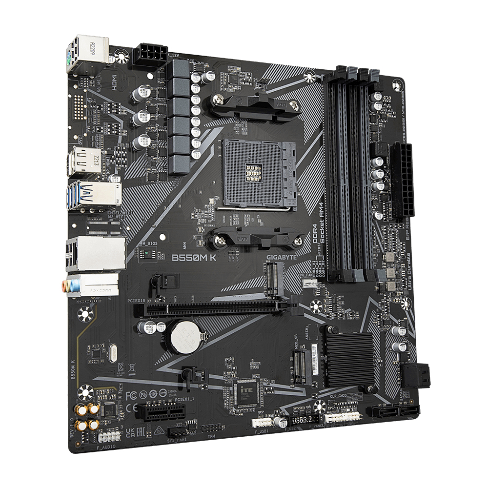 Motherboards GIGABYTE MB GIGABYTE B550M K