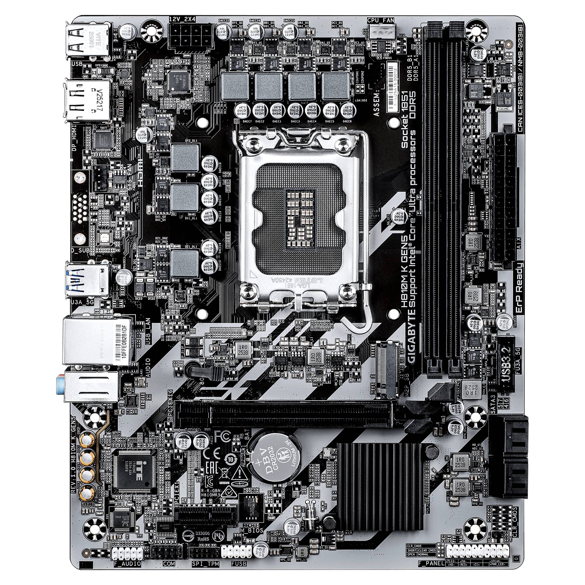 Motherboard GIGABYTE H810M K GEN5