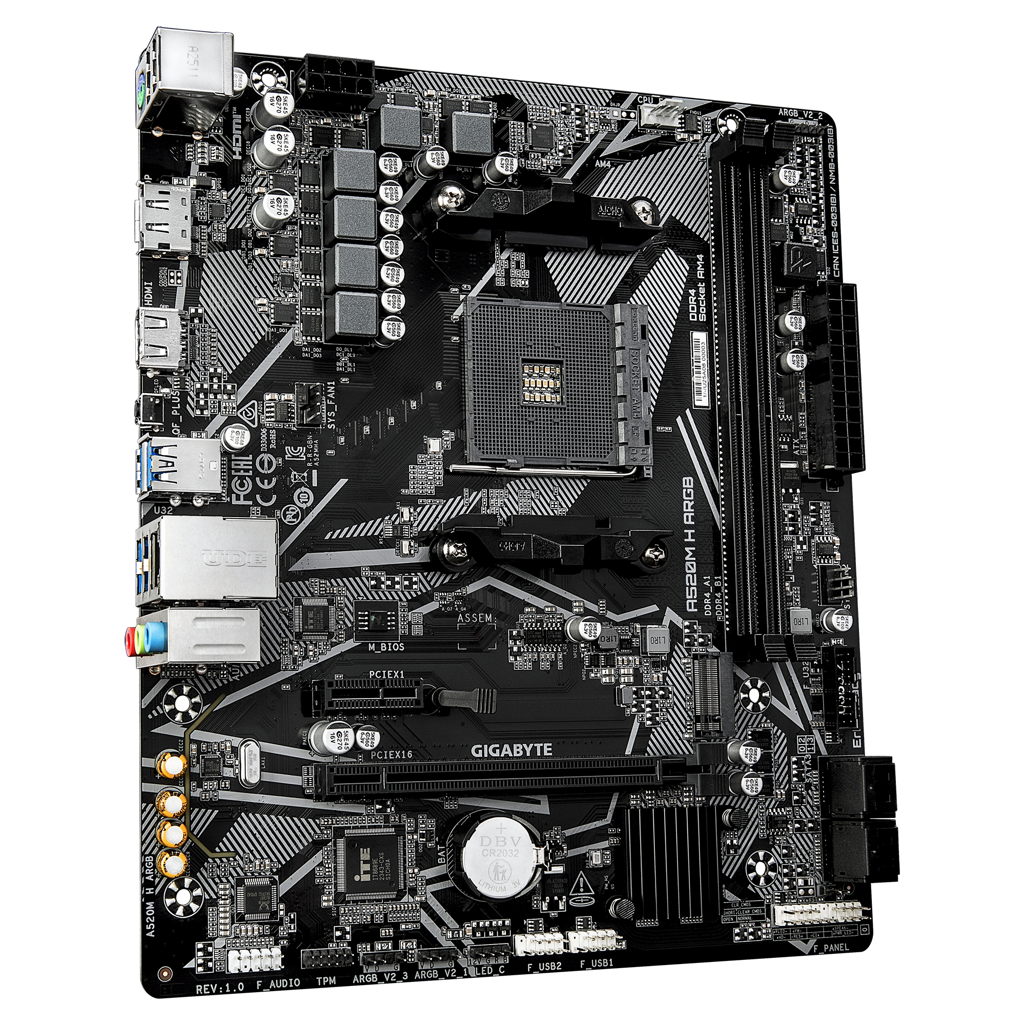 Motherboard GIGABYTE A520M H ARGB
