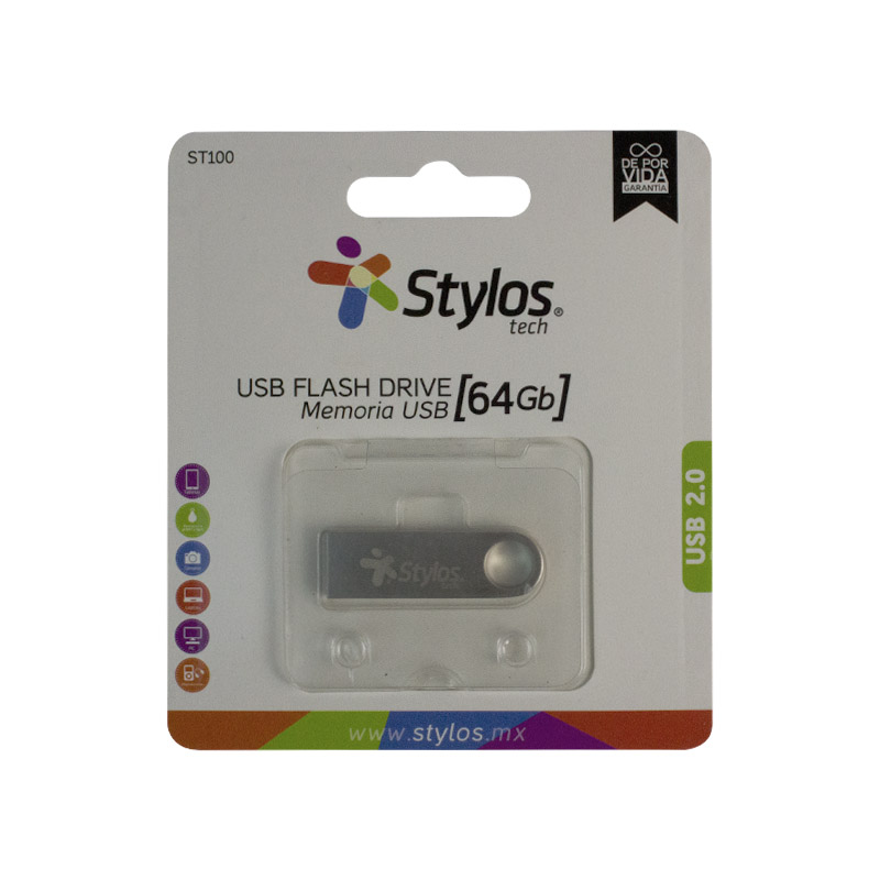 Memoria USB 64 GB Stylos STMUSB4B