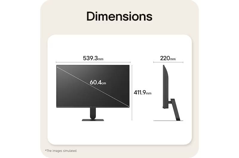 Monitor LG 24U511SB-B.AWM