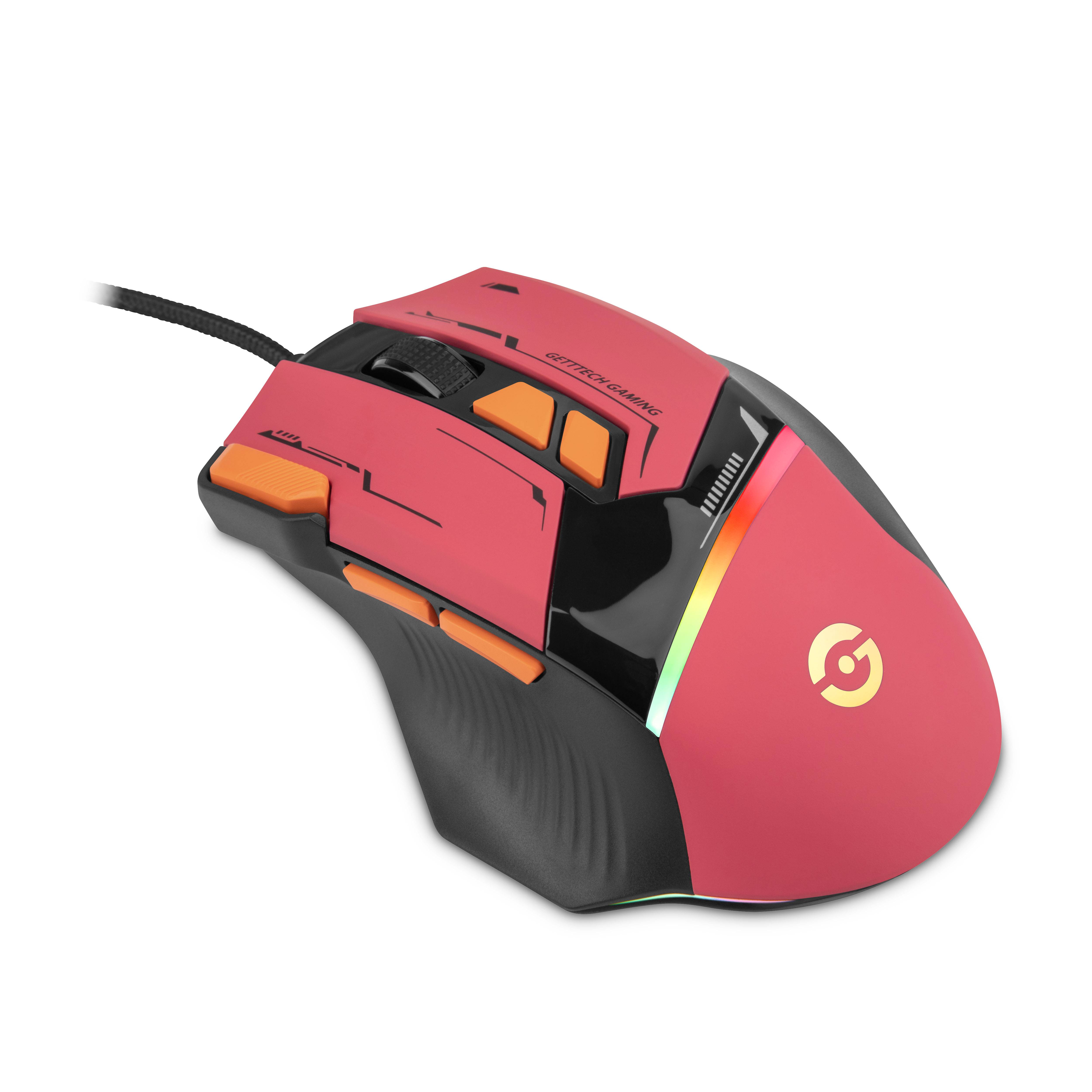 Mouse GETTTECH GPM-RGBWR-G1-RD