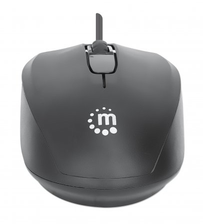 Mouse USB Óptico con Cable MANHATTAN 190190