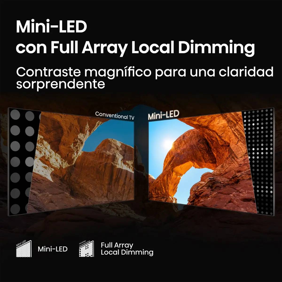 Televisión  Hisense 55U65QFM
