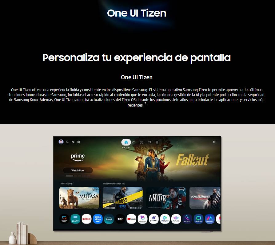 Televisiones SAMSUNG UN50U8200HFXZX