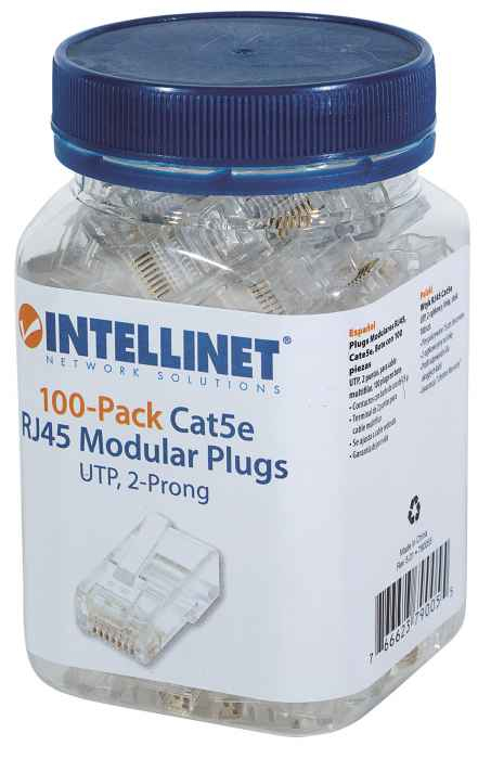 Plugs de Red CAT5E  INTELLINET 790055