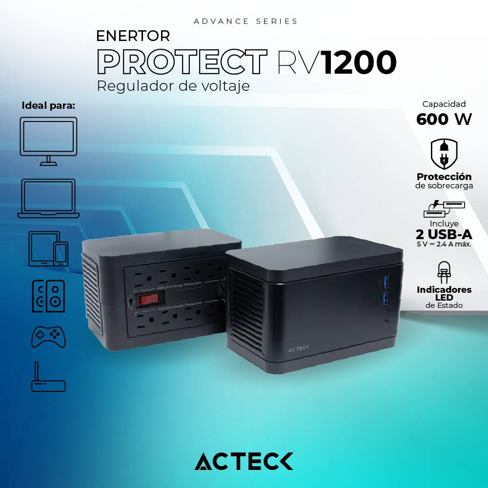 Regulador ACTECK RV1200 
