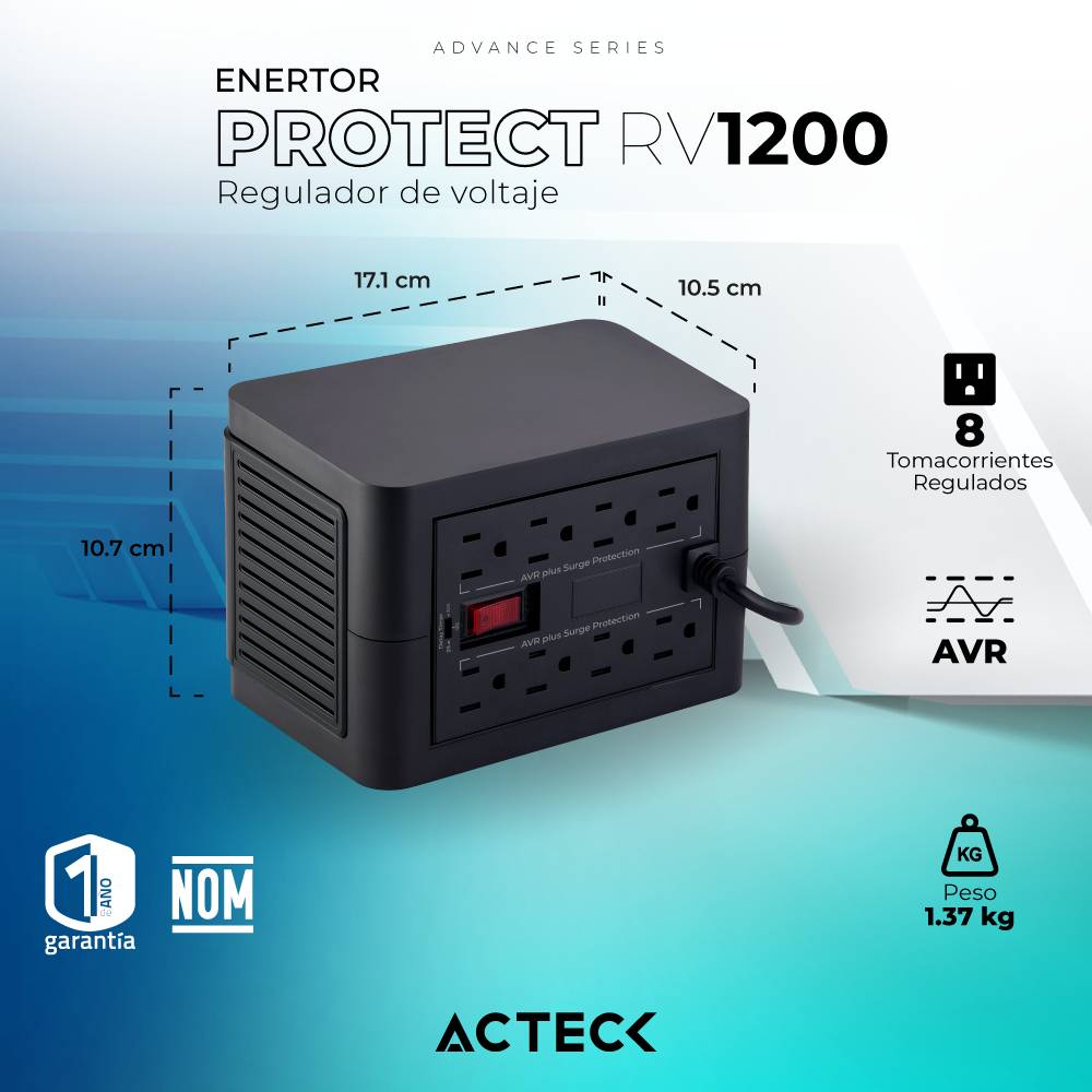 Regulador ACTECK RV1200 