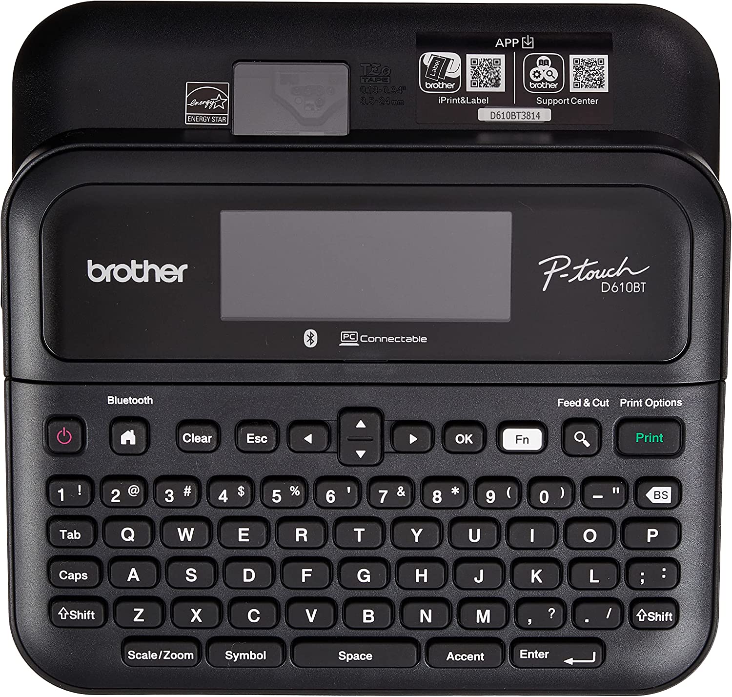 Rotulador portátil BROTHER PTD610BT 