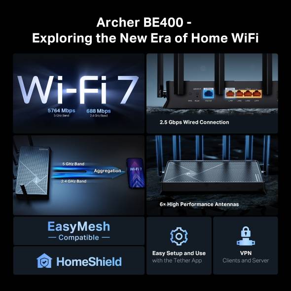 Routers TP-LINK Archer BE400