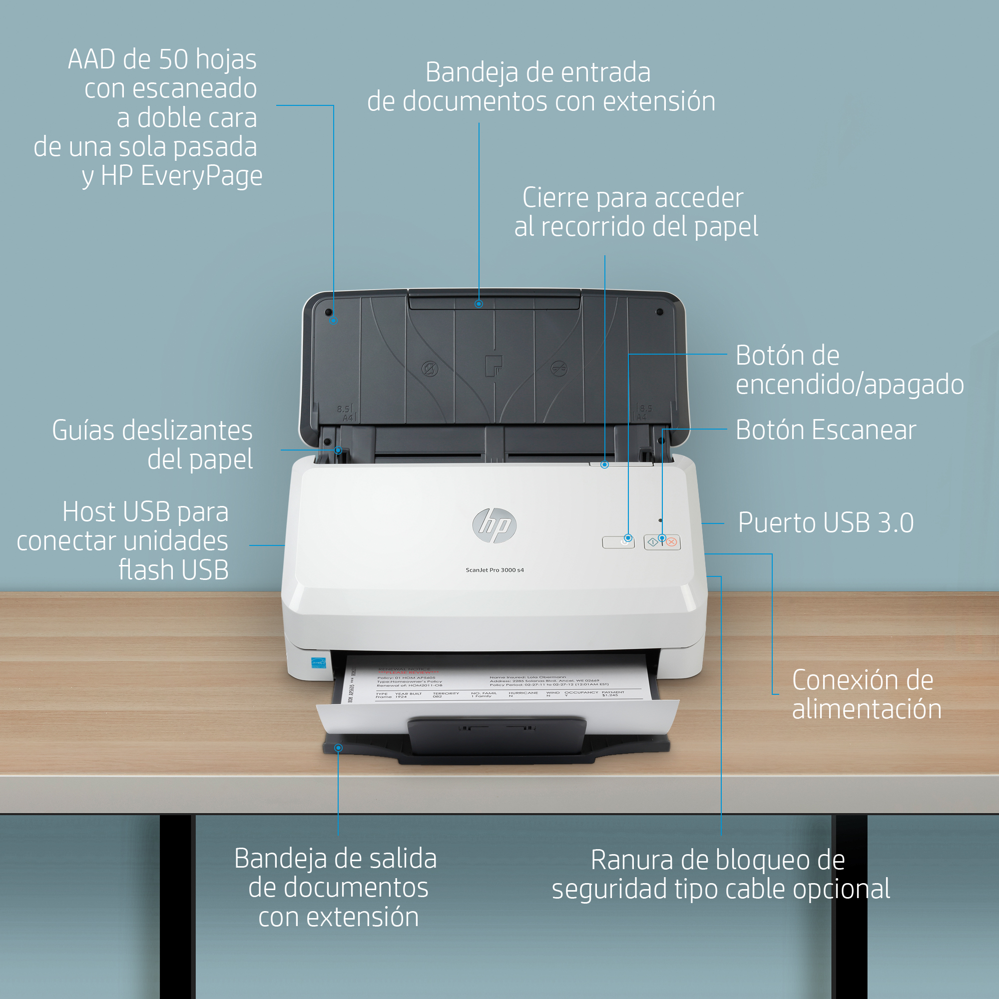 HP ScanJet Pro 3000 s4 HP 