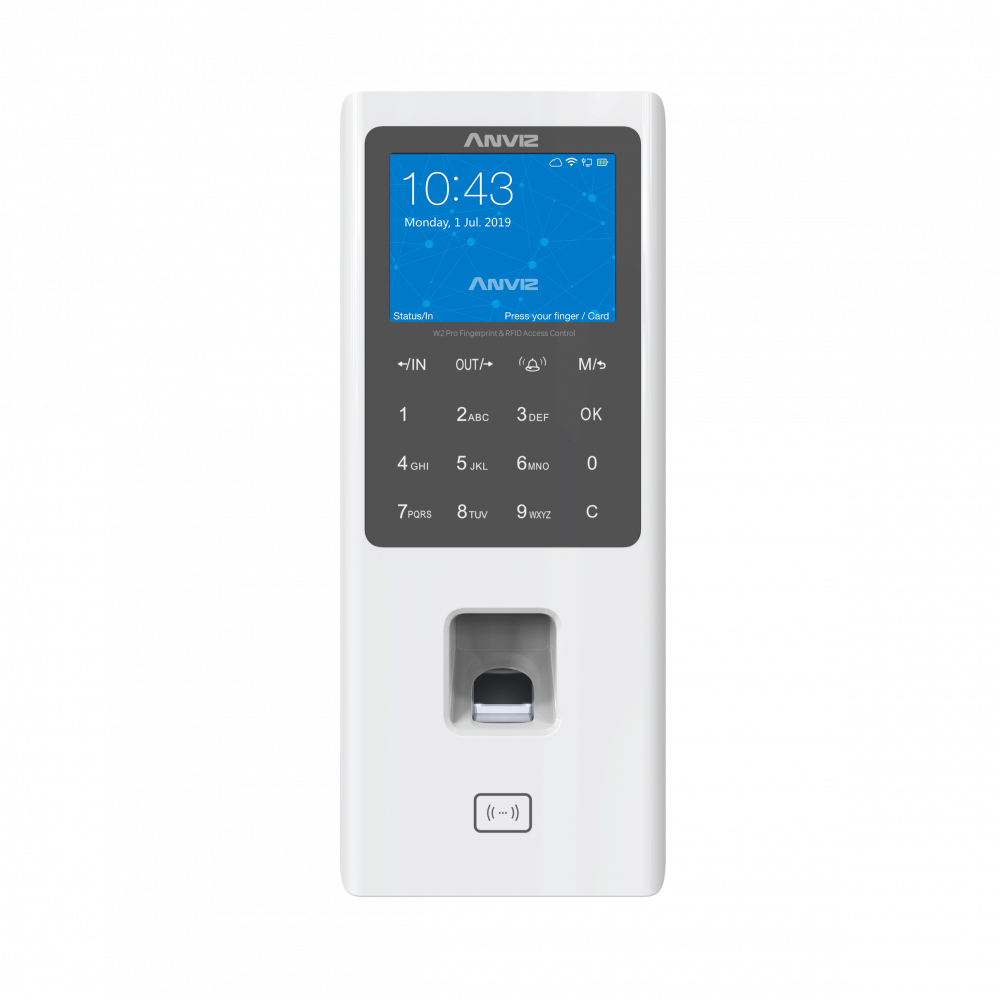 Control de acceso y Asistencia Biométrico y d Anviz AN- W2 Pro