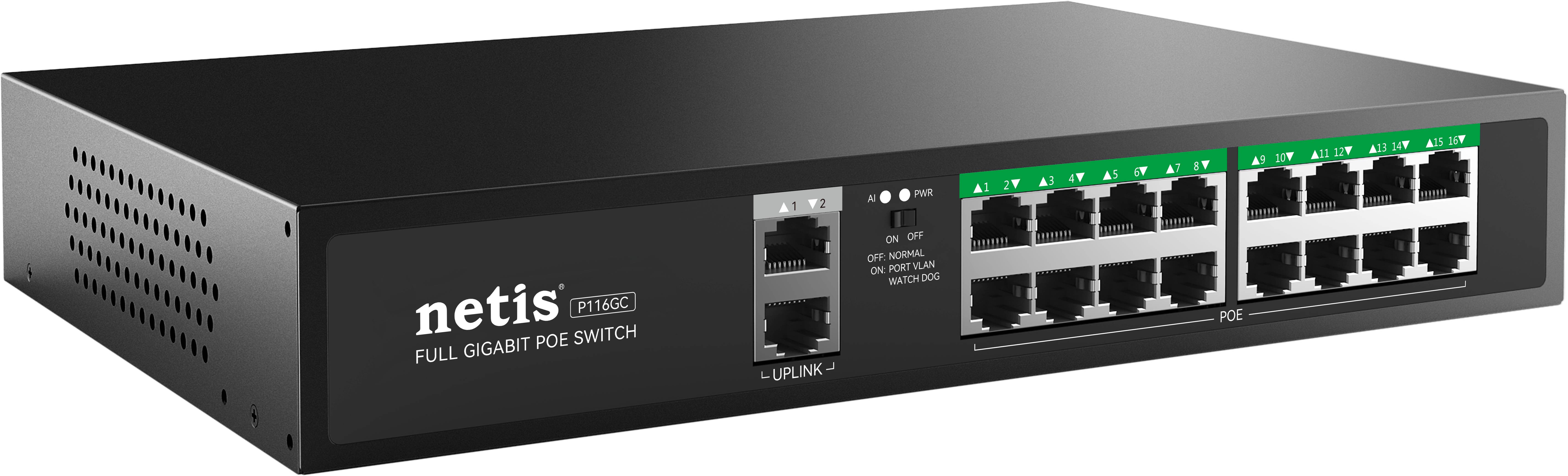 Switches NETIS P116GC