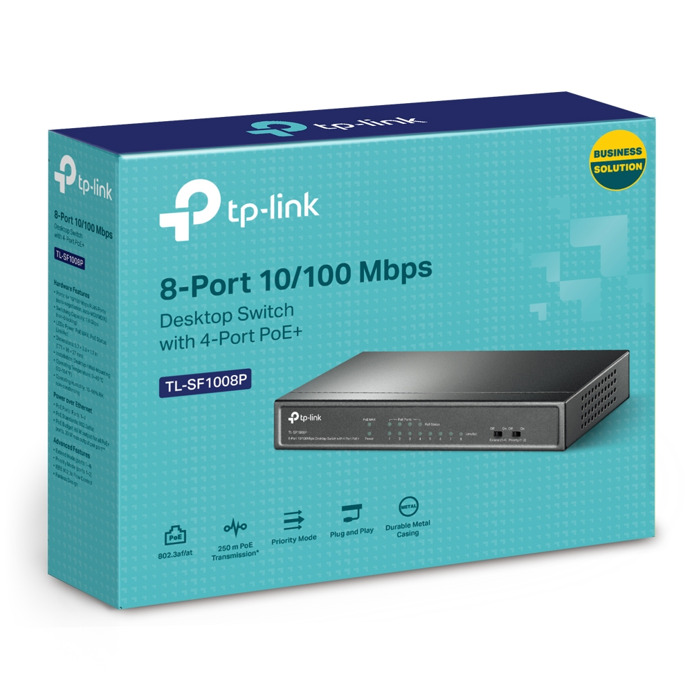Switch POE TP-LINK TL-SF1008P