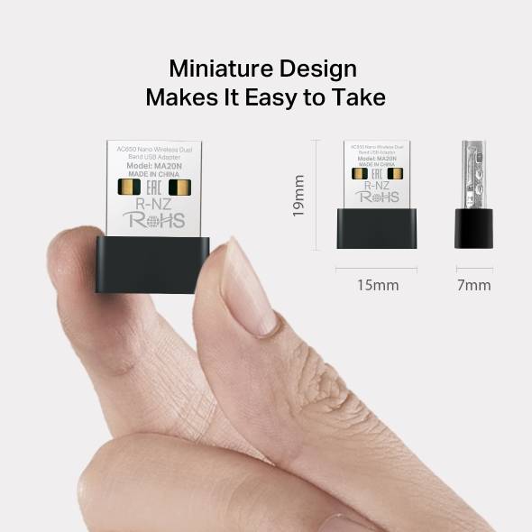 Adaptadores USB Red MERCUSYS MA20N