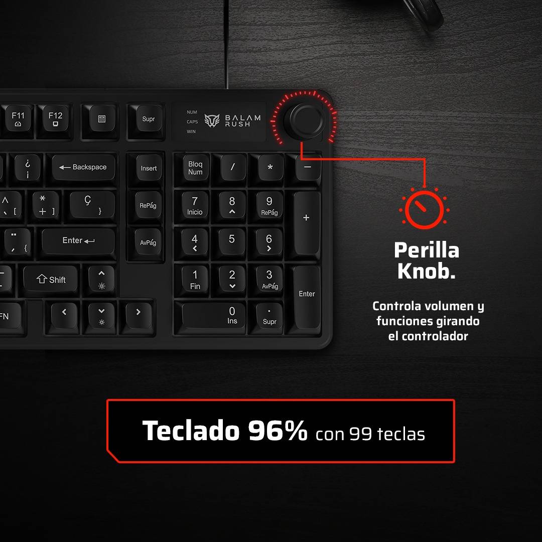Teclados Gaming Balam Rush KG490