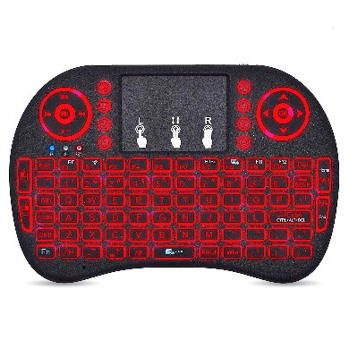 Teclado Mini Inalámbrico, Recargable, Ilumina BROBOTIX 963814