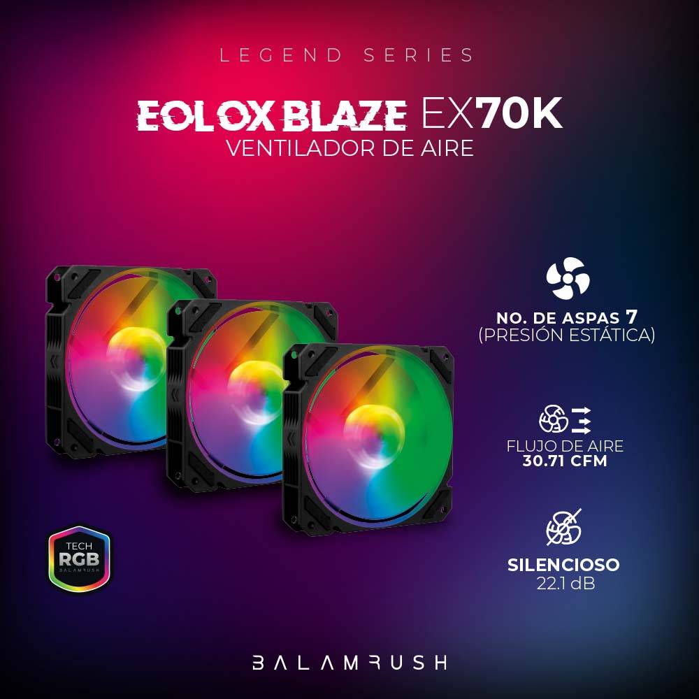 Ventiladores Balam Rush EX70K
