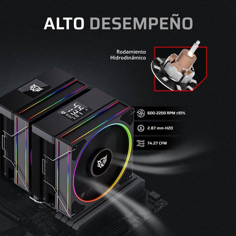 Enfriamiento y Ventilación Balam Rush HEX65