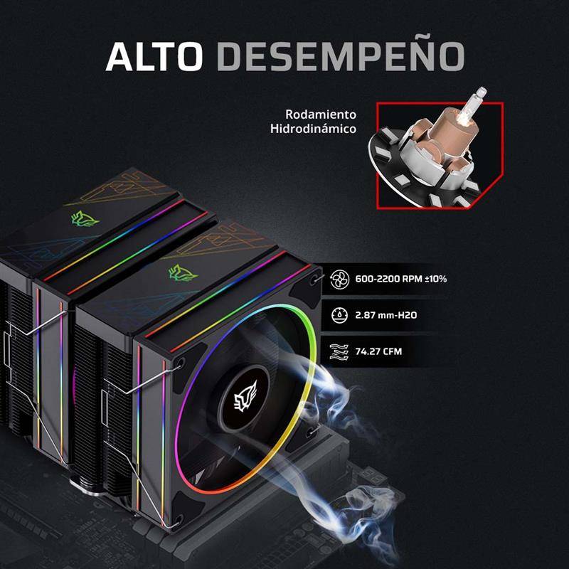 Enfriamiento y Ventilación Balam Rush HEX50