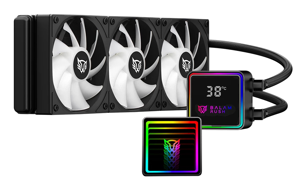 Enfriamiento y Ventilación Balam Rush CRYO PRISM 360 BLACK