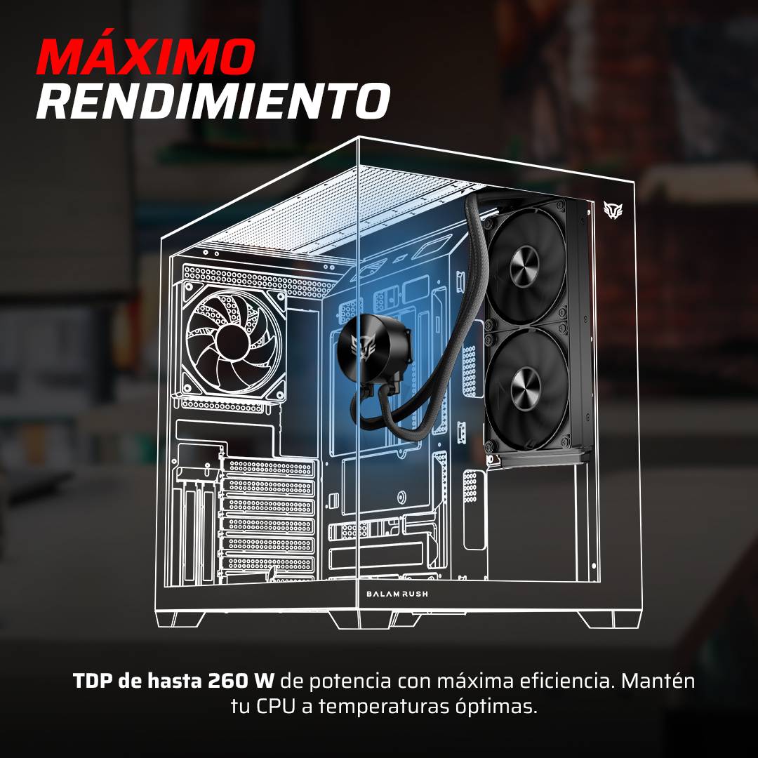Enfriamiento y Ventilación Balam Rush CRYO ALLBLACK  240