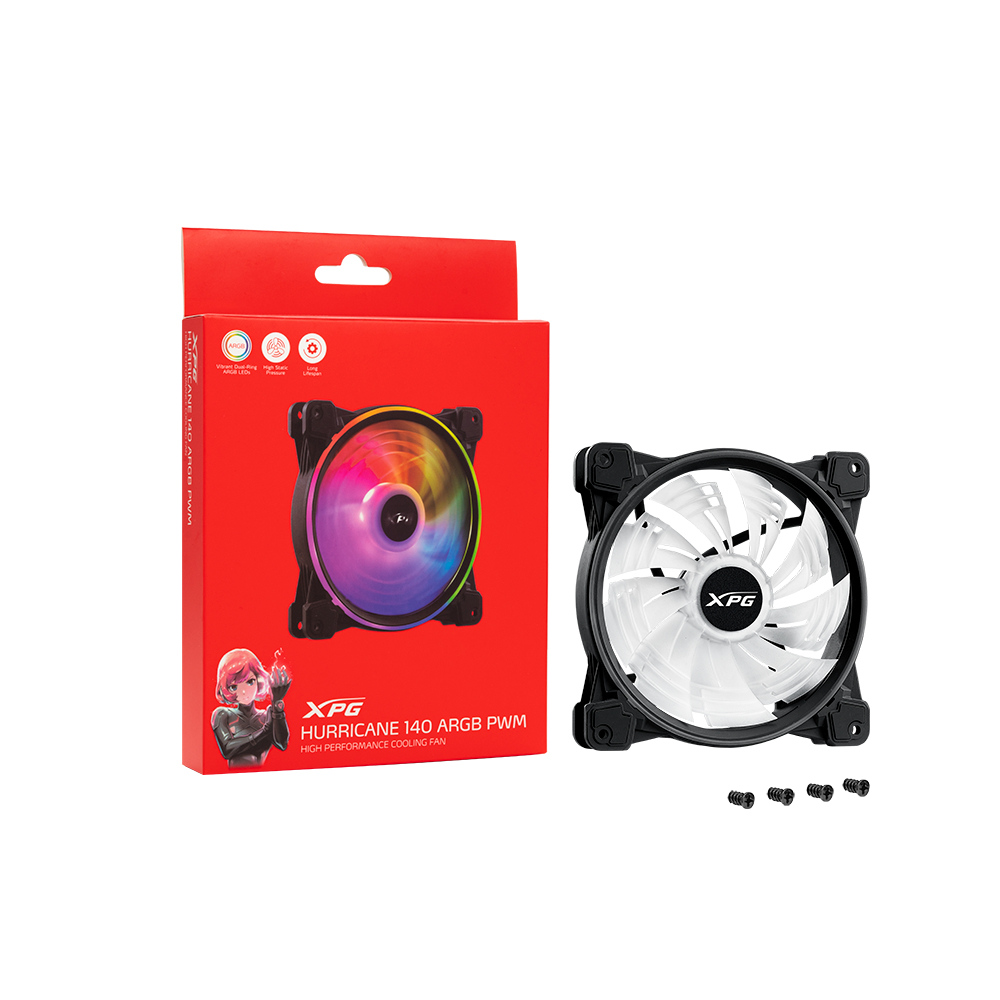 Ventilador XPG HURRICANE 140 ARGB PWM 